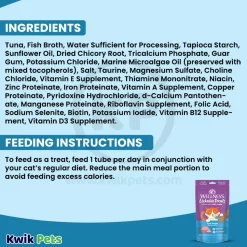 Wellness Puree Natural Grain-Free Lickable Cat Treats Tuna 6 Count 2.53-oz