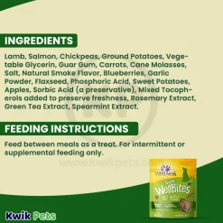 Wellness Soft WellBites Grain-Free Natural Dog Treats Lamb & Salmon 6-oz