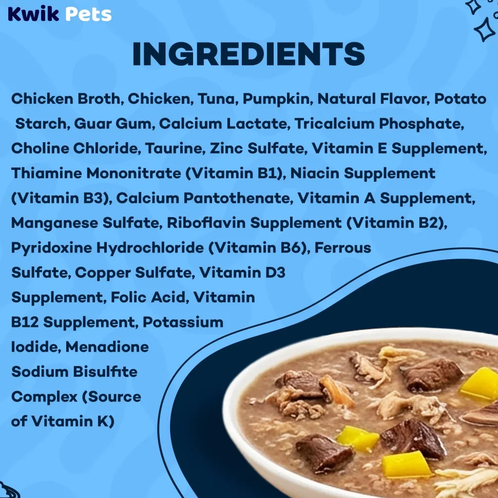 Weruva B.F.F. OMG Chicken & Pumpkin Love Munchkin! Dinner in Gravy Wet Cat Food 2.8-oz