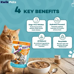 Weruva B.F.F. OMG Chicken, Turkey & Salmon Purr-Fect Plannin'! Dinner in Gravy Wet Cat Food Pouches 2.8-oz