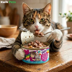 Weruva B.F.F. OMG Duck & Tuna Lots-O-Luck! Dinner in Gravy Wet Cat Food 2.8-oz