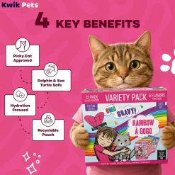 Weruva B.F.F. OMG Rainbow À Gogo Variety Pack Wet Cat Food 3-oz Pouches 12 Count