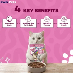 Weruva B.F.F. OMG Tuna & Duck Devour Me Dinner in Gravy Wet Cat Food Pouches 3-oz