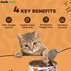Weruva B.F.F. OMG Tuna & Salmon Start Me Up Dinner in Gravy Wet Cat Food 5.5-oz