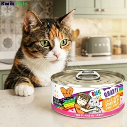 Weruva B.F.F. OMG Tuna & Salmon Start Me Up Dinner in Gravy Wet Cat Food 5.5-oz