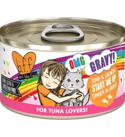 Weruva B.F.F. OMG Tuna & Salmon Start Me Up Dinner in Gravy Wet Cat Food 2.8-oz