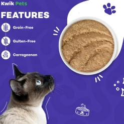 Weruva B.F.F. PLAY Paté Chicken & Beef Best Buds Dinner in a Hydrating Purée Wet Cat Food 2.8-oz