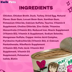 Weruva B.F.F. PLAY Paté Chicken, Duck & Turkey Take A Chance Dinner in a Hydrating Purée Wet Cat Food 5.5-oz