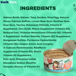 Weruva B.F.F. PLAY Paté Salmon & Tuna Tuck Me In Dinner in a Hydrating Purée Wet Cat Food 5.5-oz