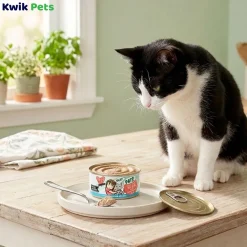 Weruva B.F.F. PLAY Paté Salmon & Tuna Tuck Me In Dinner in a Hydrating Purée Wet Cat Food 5.5-oz