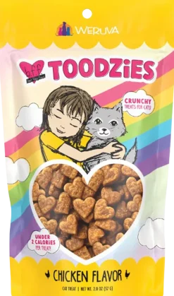 Weruva B.F.F. Toodzies Crunchy Chicken Cat Treats 2-oz