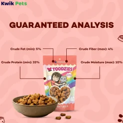 Weruva B.F.F. Toodzies Crunchy Salmon Cat Treats 2-oz