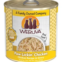 Weruva Paw Lickin' Chicken Grain-Free Wet Cat Food Chicken Recipe in Gravy 10-oz