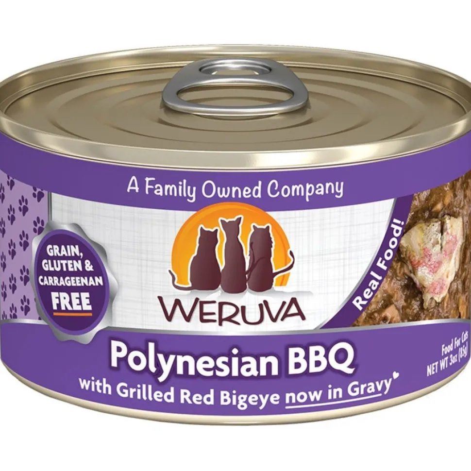 Weruva Polynesian BBQ with Grilled Red Bigeye Grain-Free Canned Cat Food 5.5-oz