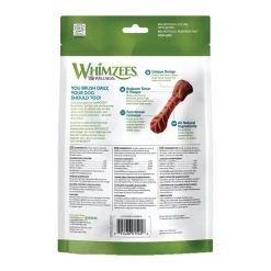 Whimzees Brushzees Natural Dental Dog Treats Small 24 Count 12.7-oz