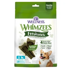Whimzees Freshzees Natural Dental Dog Treats Small 28 Count 14.81-oz