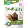 Whimzees Puppy Natural Dental Dog Treats Extra Small & Small 30 Count 7.9-oz