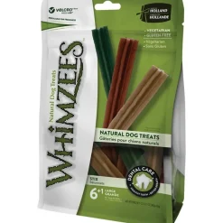 Whimzees Stix Natural Dental Dog Treats Large 7 Count 14.81-oz