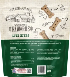 Wholesomes Gourmet Rewards Lite Bites Biscuits Oven-Baked Dog Treats Lamb 3-lb