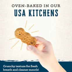 Wholesomes Gourmet Rewards Peanutty Bites Biscuits Oven-Baked Dog Treats Peanut Butter 3-lb