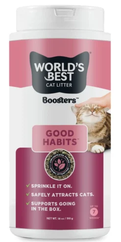 World's Best Boosters Good Habits Cat Litter Additive 18-oz
