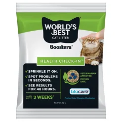 World's Best Boosters Health Check-In Cat Litter Additive 12 Gram