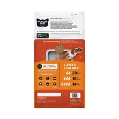 World's Best Cat Litter Low Tracking & Dust Control Multiple Cat Unscented Formula 15-lb