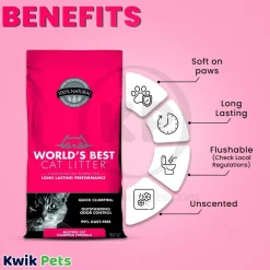 World's Best Cat Litter Multiple Cat Clumping Formula 28-lb