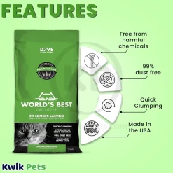World's Best Cat Litter Original Unscented Formula 8-lb
