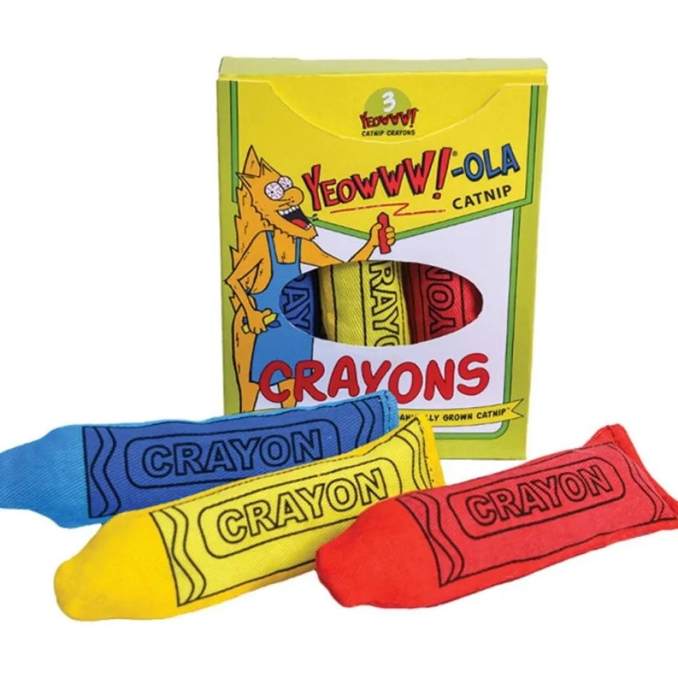 Yeowww!-ola Catnip Crayons Cat Toy 3 Count