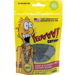 Yeowww! Organically Grown Leaf & Flowertop Blend Catnip 1-oz