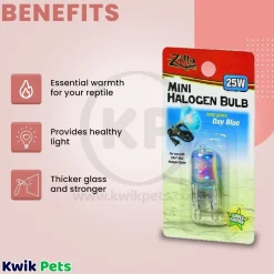 Zilla Day Blue Light & Heat Mini Halogen Bulb 25W