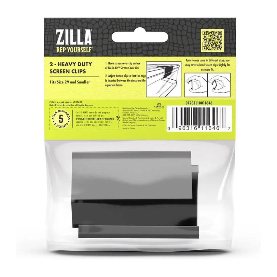 Zilla Heavy Duty Screen Clips Small