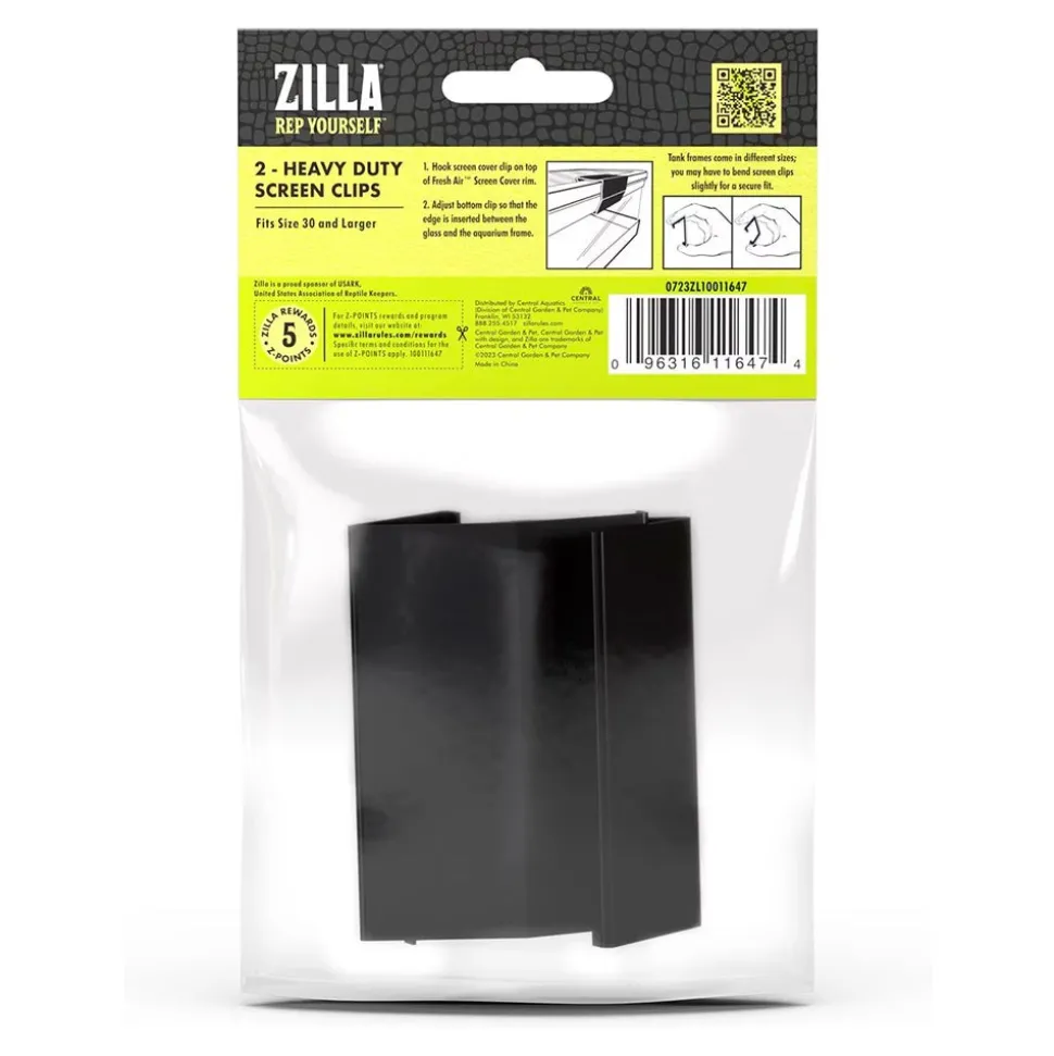 Zilla Heavy Duty Screen Clips Large
