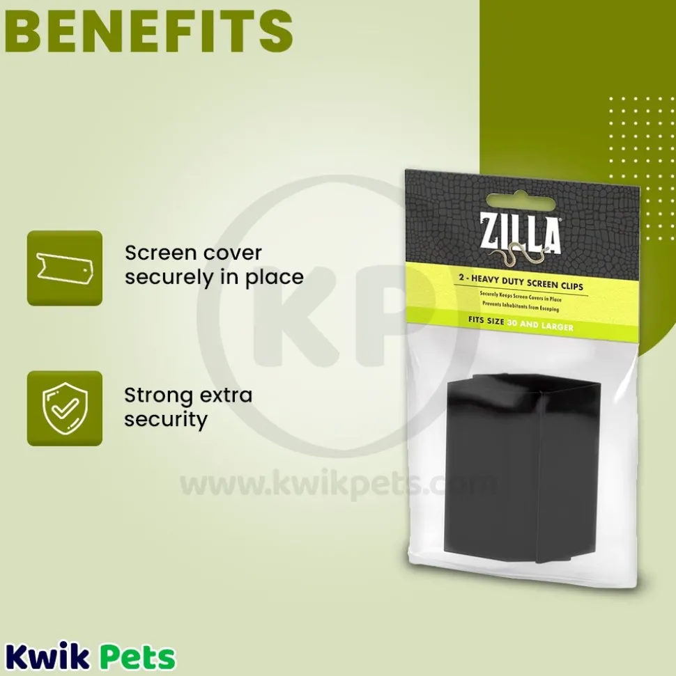 Zilla Heavy Duty Screen Clips Large