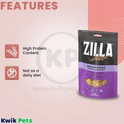Zilla Mealworms Reptile Munchies 3.75-oz
