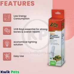 Zilla Mini Compact Fluorescent Bulb Desert 6W