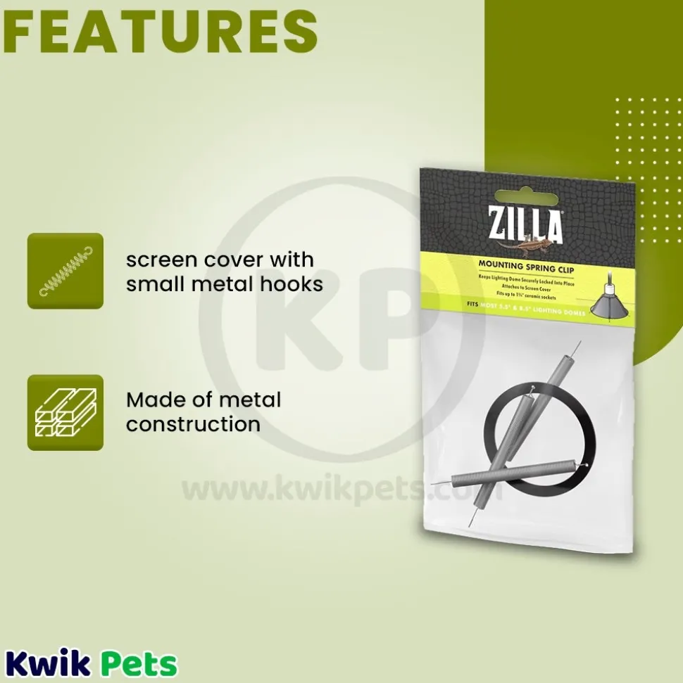 Zilla Mounting Spring Clip One Size