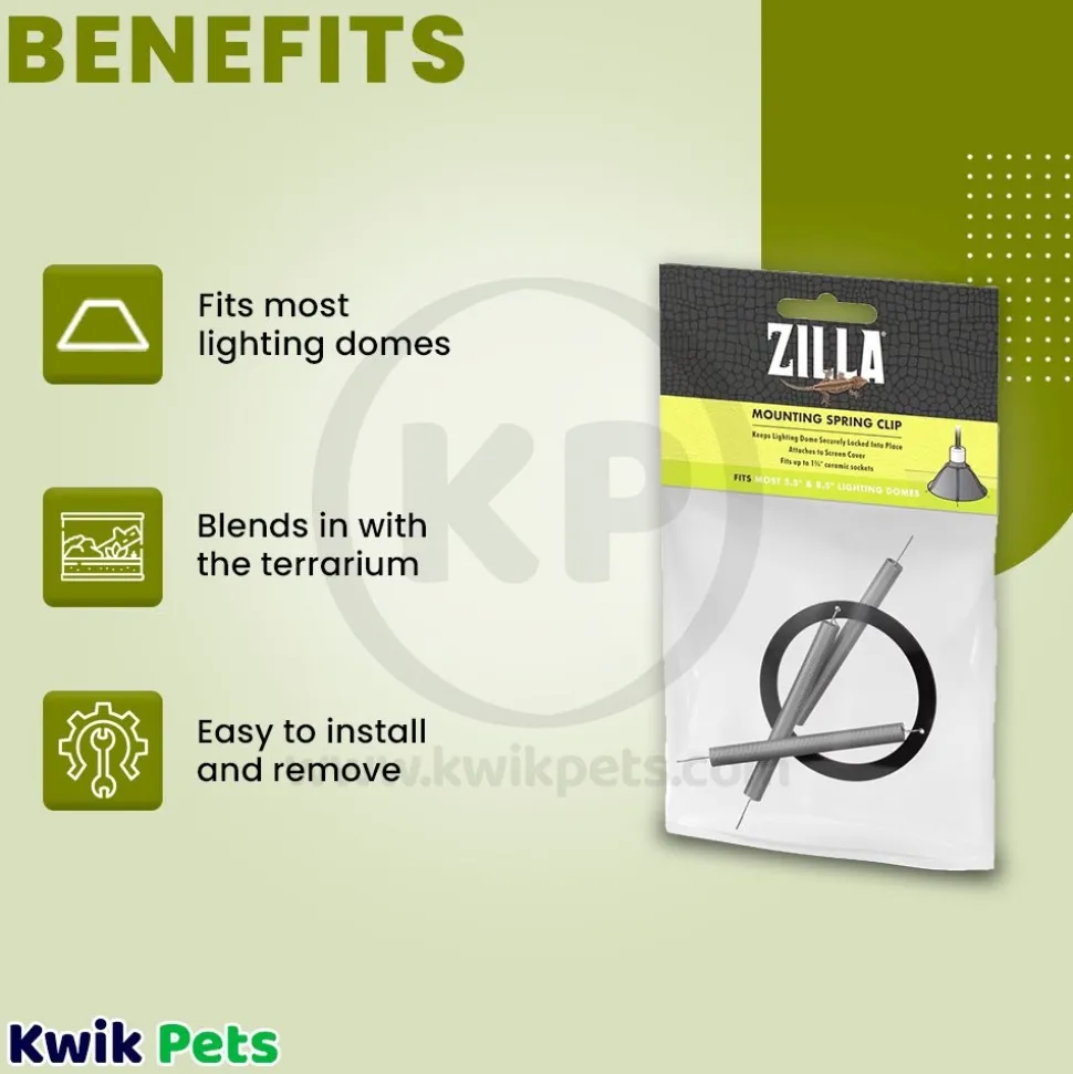 Zilla Mounting Spring Clip One Size