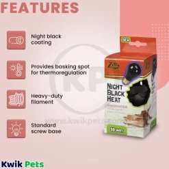 Zilla Night Black Heat Incandescent Bulb 50W