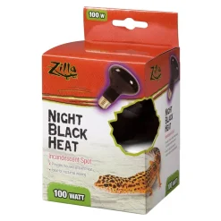 Zilla Night Black Heat Incandescent Spot Bulb 100W