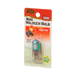 Zilla Night Red Light & Heat Mini Halogen Bulb 50W