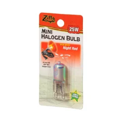 Zilla Night Red Light & Heat Mini Halogen Bulb 25W