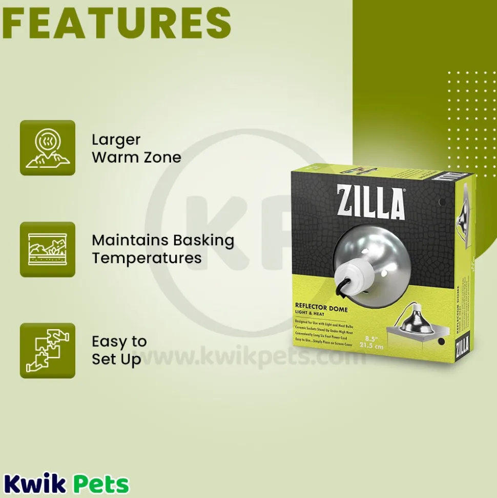 Zilla Premium Reflector Domes 8.5-in