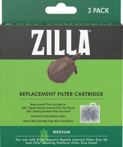 Zilla Replacement Filter Cartridges Medium 3 Count