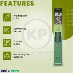 Zilla Reptile Terrarium Liners Green 30Br/40Br/50/65 gal