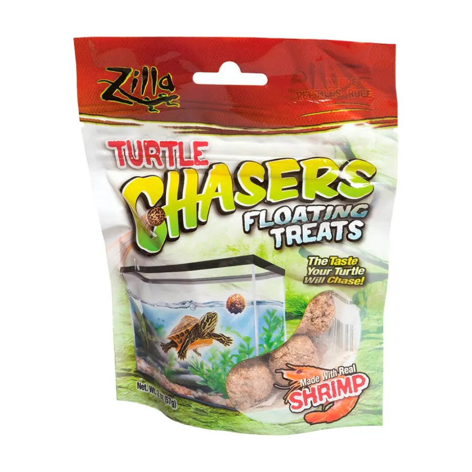Zilla Turtle Chasers Floating Treats Shrimp 2-oz