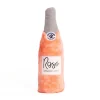 ZippyPaws Happy Hour Crusherz Rosé Plush Dog Toy Medium