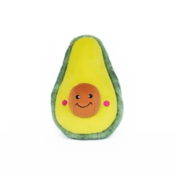 ZippyPaws NomNomz Avocado Plush Dog Toy Brown & Green Medium