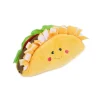 ZippyPaws NomNomz Taco Plush Dog Toy Yellow Medium
